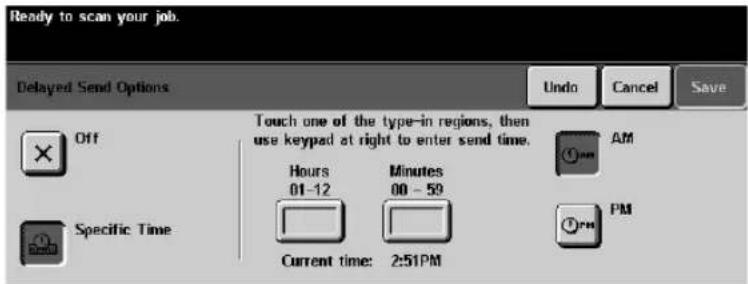 XEROX Document Centre 470 ST - Delayed Send - 1