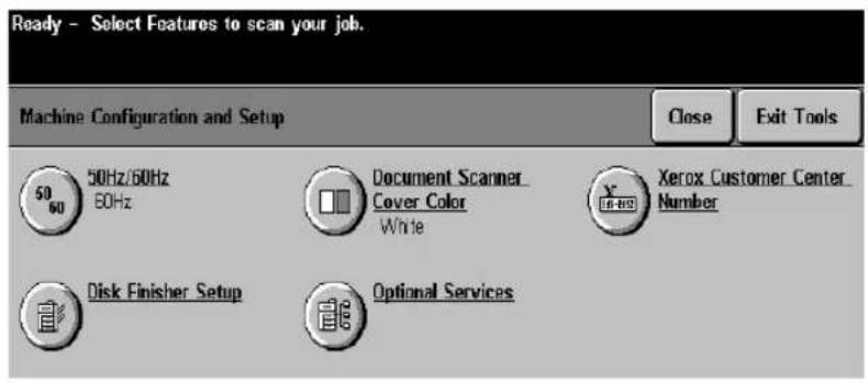 XEROX Document Centre 470 ST - Resetting the Feed Roll Cartridge Counters - 3