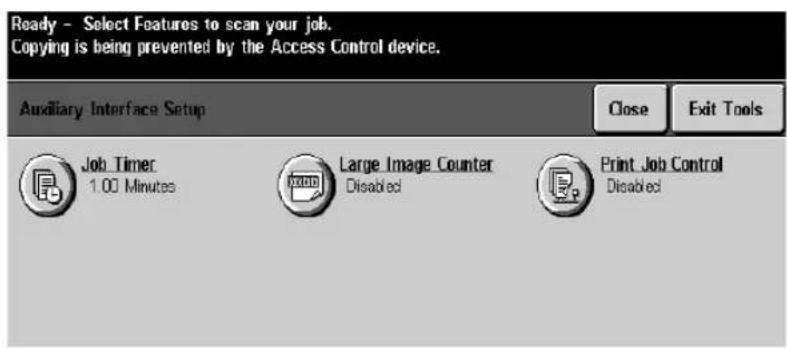 XEROX Document Centre 470 ST - Auxiliary Interface Setup - 2