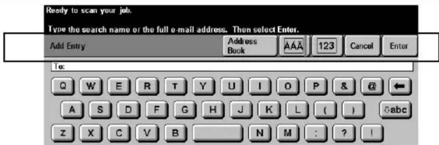 XEROX Document Centre 470 ST - Adding Recipients to the Address List - 1