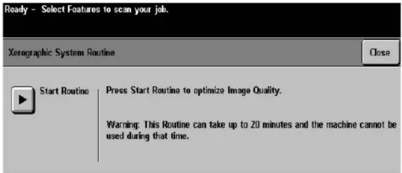 XEROX Document Centre 470 ST - Xerographic System Routine - 2