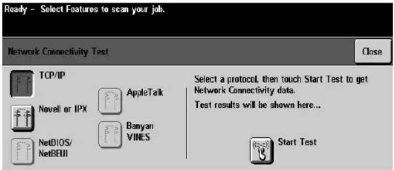 XEROX Document Centre 470 ST - Network Connectivity Test - 2