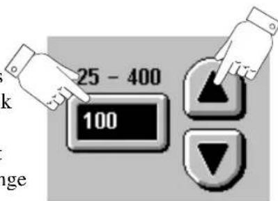 XEROX Document Centre 470 ST - Entering numbers from the keypad - 1