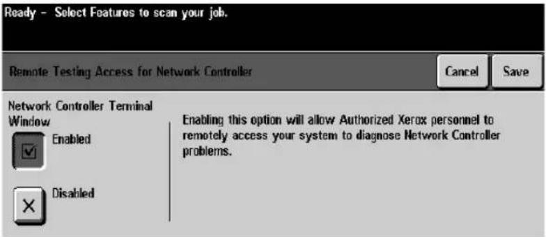 XEROX Document Centre 470 ST - Remote Testing Access for Network Controller - 2