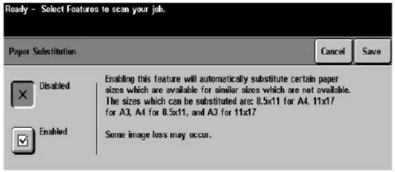 XEROX Document Centre 470 ST - Paper Substitution - 2