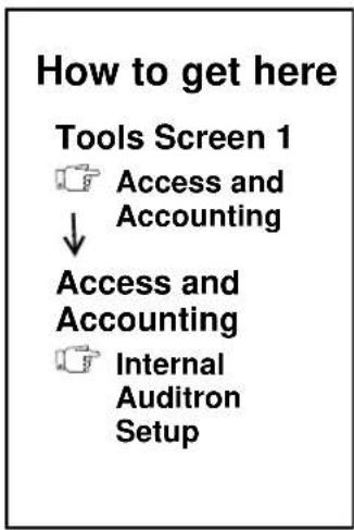 XEROX Document Centre 470 ST - Setting up your Internal Auditron System - 1