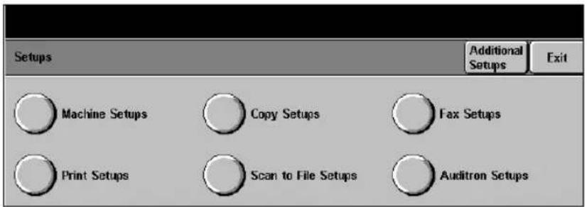 XEROX Document Centre 426 ST - Changing the Default Time Settings for Low Power and Power Save (Auto Off/Sleep) Modes - 4