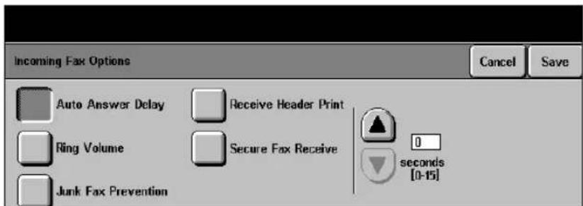 XEROX Document Centre 426 ST - Auto Answer Delay - 1