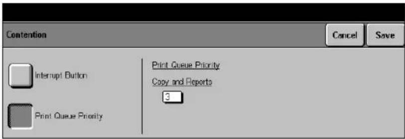 XEROX Document Centre 426 ST - Priority or Print Queue Priority - 1