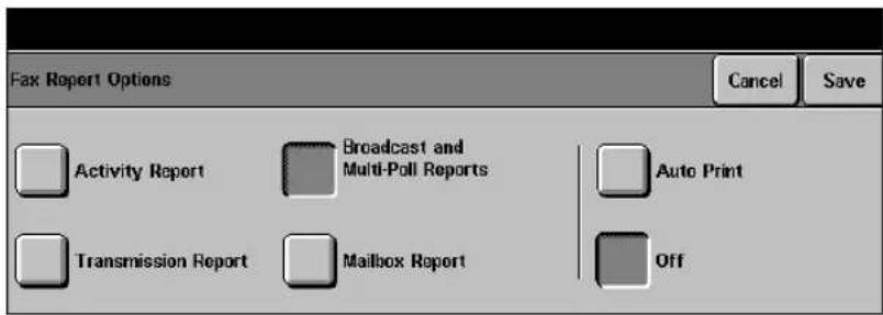 XEROX Document Centre 426 ST - Broadcast and Multi-Poll Reports - 1