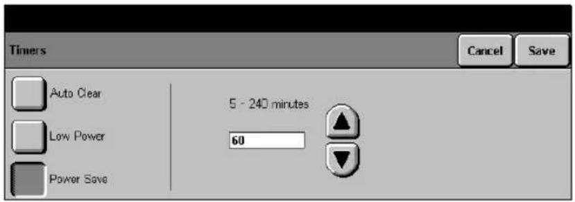 XEROX Document Centre 426 ST - Power Save/Sleep Mode (Auto Off/Sleep) - 1