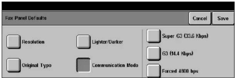XEROX Document Centre 426 ST - Communication Mode (DC440/432) - 1