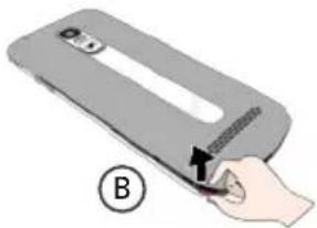 Amplicomms S510-C - Replacing the battery cover - 2