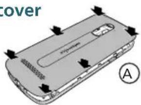 Amplicomms S510-C - Replacing the battery cover - 1