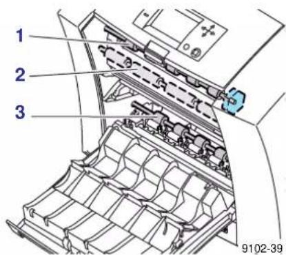 XEROX Phaser 840 - Prevention: Clean the feed rollers - 1