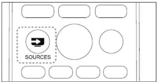 PHILIPS 43PFD5678 - Use the Souces button - 1