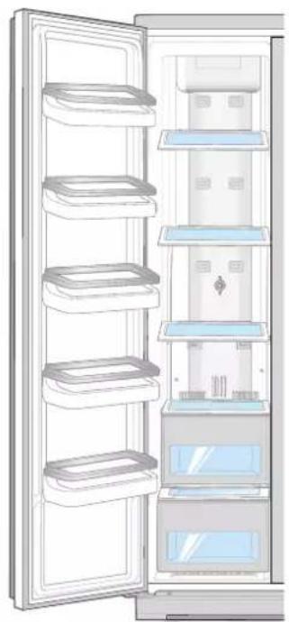 SAMSUNG RS28KPAS - Push the ice dispenser lever with a cup. - 6
