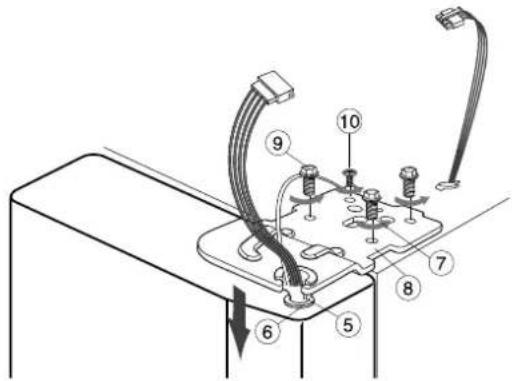 SAMSUNG RS28KPAS - Reattaching the Refrigerator Door - 3