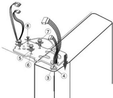 SAMSUNG RS28KPAS - Reattaching the Freezer Door - 2