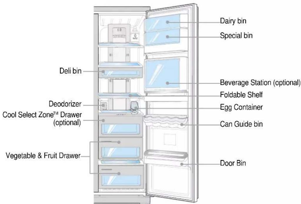 SAMSUNG RS28KPAS - Push the ice dispenser lever with a cup. - 8