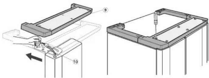 SAMSUNG RS28KPAS - Reattaching the Freezer Door - 4