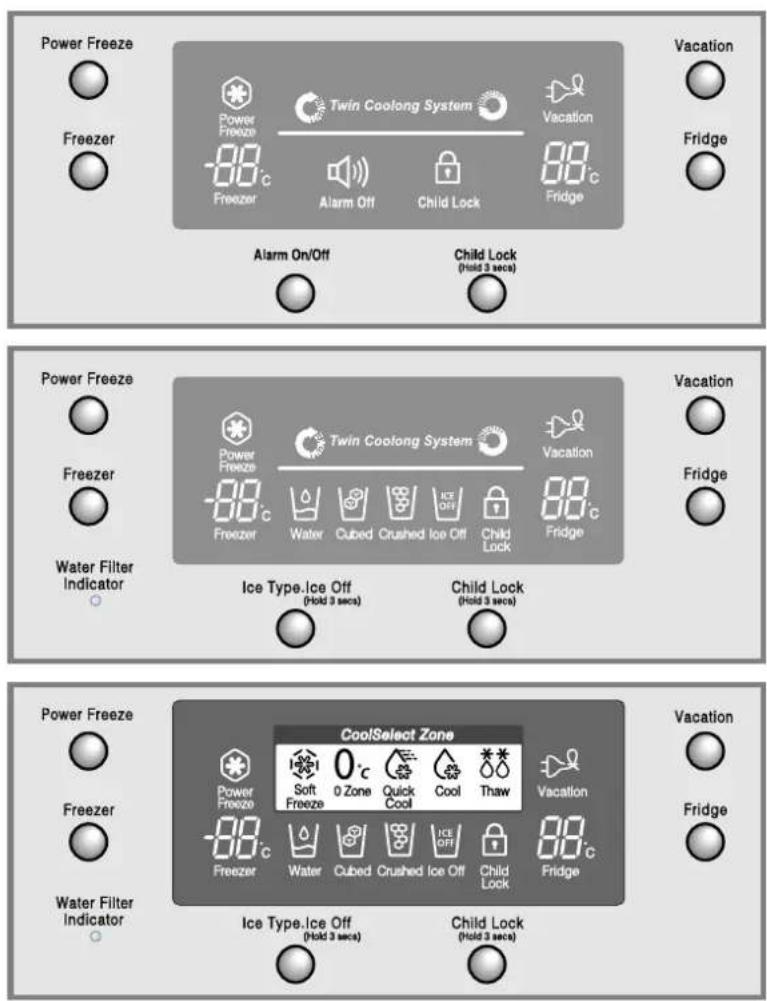 SAMSUNG RS28KPAS - TEMPERATURE CONTROL - 1