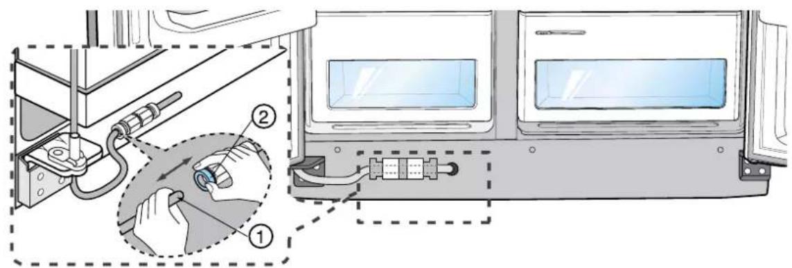 SAMSUNG RS28KPAS - Reattaching the Water Tube - 1