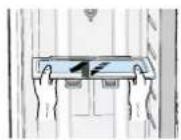 SAMSUNG RS28KPAS - Tempered glass shelf - 1