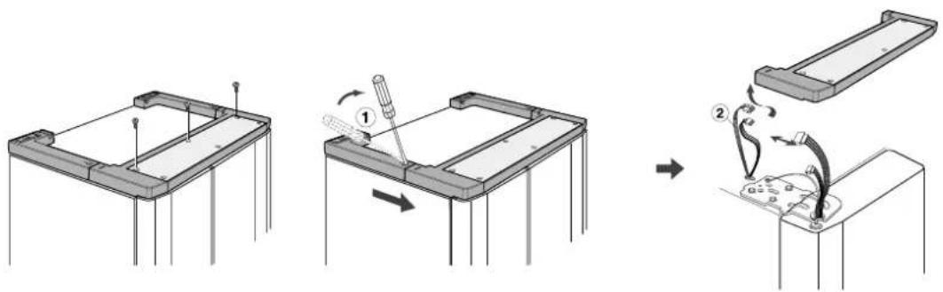 SAMSUNG RS28KPAS - Removing the Freezer Door - 1