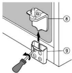 SAMSUNG RS28KPAS - Removing the Refrigerator Door - 4