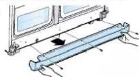 SAMSUNG RS28KPAS - Front Leg cover - 1