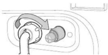SAMSUNG J1028 - Connecting the water supply hose (selected models) - 6