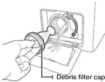 SAMSUNG J1028 - CLEANING THE DEBRIS FILTER - 3