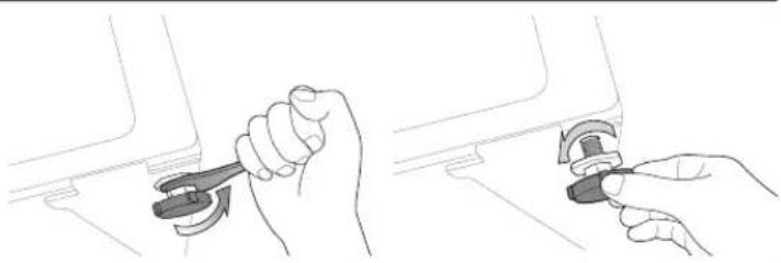 SAMSUNG J1028 - STEP 3 Adjusting the levelling feet - 2