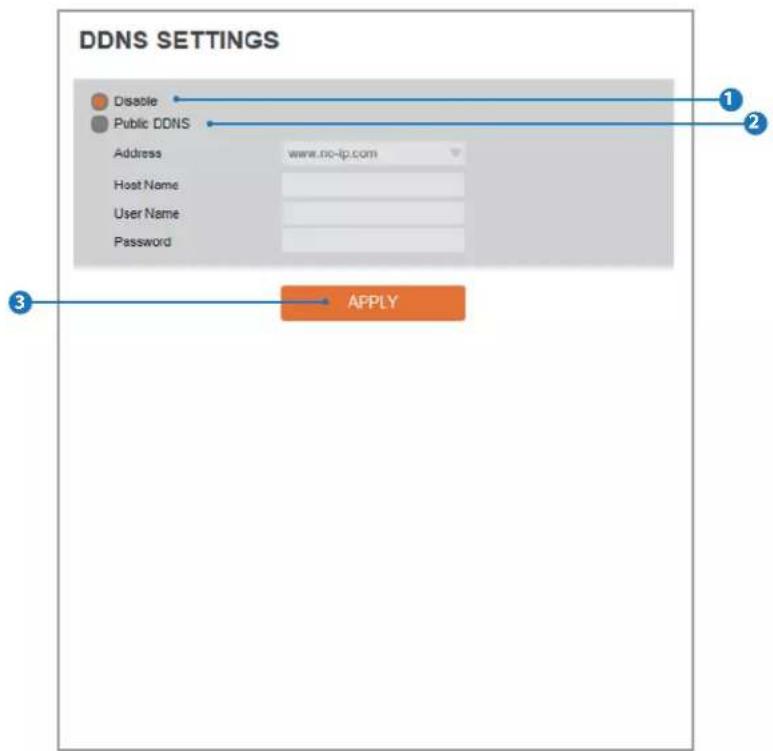 Digital Watchdog MEGApix CaaS DWC-MB44LPRWC - Setup - Network Setup DDNS Settings - 1