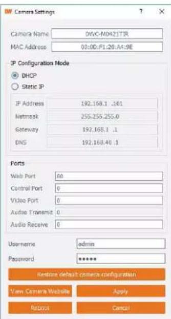 Digital Watchdog MEGApix CaaS DWC-MB44LPRWC - Network Setup - DW IP Finder™ - 3