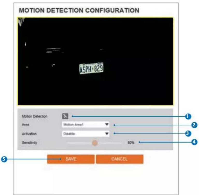 Digital Watchdog MEGApix CaaS DWC-MB44LPRWC - Motion Detection Configuration - 1