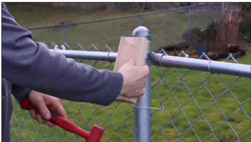Ambient Weather TransformaFence - Remove the Fence Post End Cap - 1