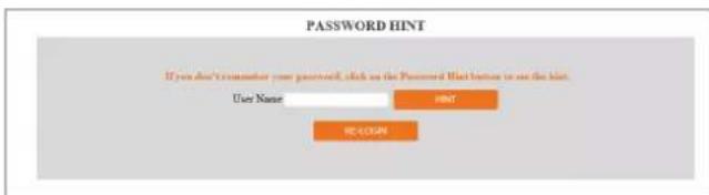 Digital Watchdog MEGApix DWC-MPF2WI - Password Hint Page - 1