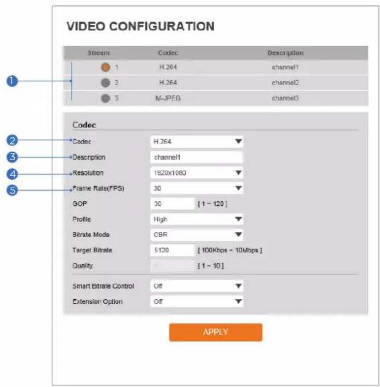 Digital Watchdog MEGApix DWC-MPF2WI - Video Configuration - 1