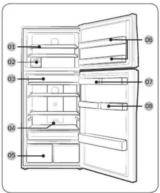 SAMSUNG RT34R5538DX - NOTE - 1
