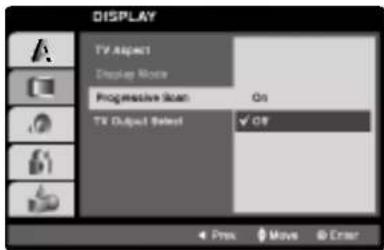 LG DGKV585X - To Turn ON progressive scan: - 1