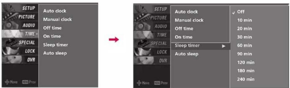 LG 47LB2DE - SLEEP TIMER - 2
