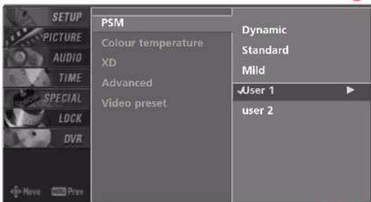LG 47LB2DE - MANUAL PICTURE CONTROL (PSM-User option) - 3