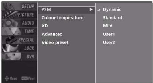 LG 47LB2DE - PICTURE STATUS MEMORY (PSM) - 3