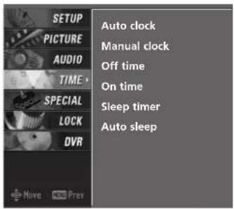 LG 47LB2DE - MANUAL CLOCK SETUP - 2