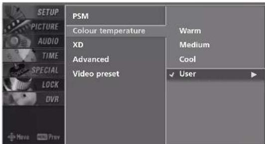 LG 47LB2DE - Manual Colour Temperature Control - 3
