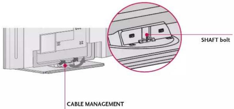 LG 47LB2DE - SWIVEL STAND - 1