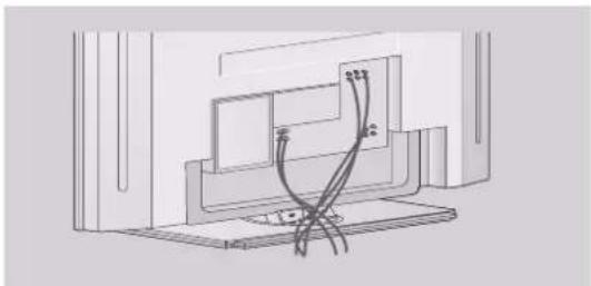 LG 47LB2DE - BACK COVER FOR WIRE ARRANGEMENT - 2