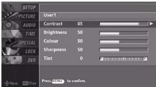 LG 47LB2DE - MANUAL PICTURE CONTROL (PSM-User option) - 4